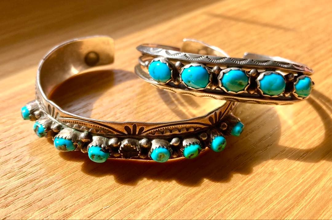 インディアンジュエリー　バングル　2個セット