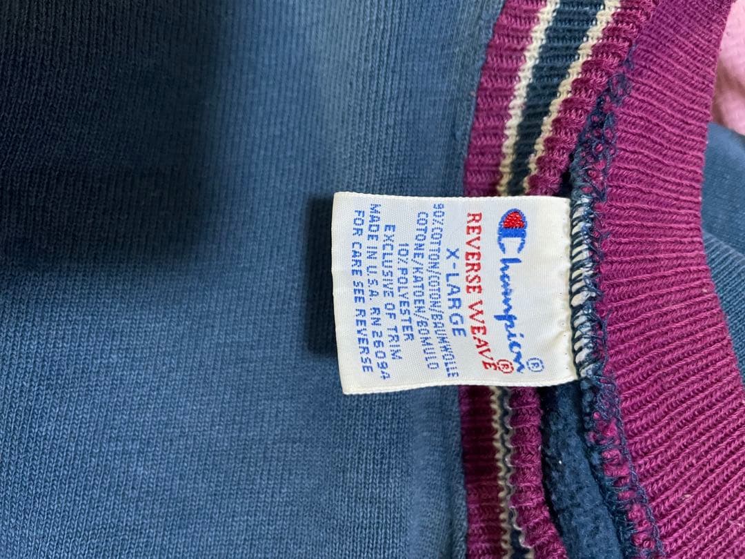 90s チャンピオン　リバースウィーブ　リブライン　ＸＬ