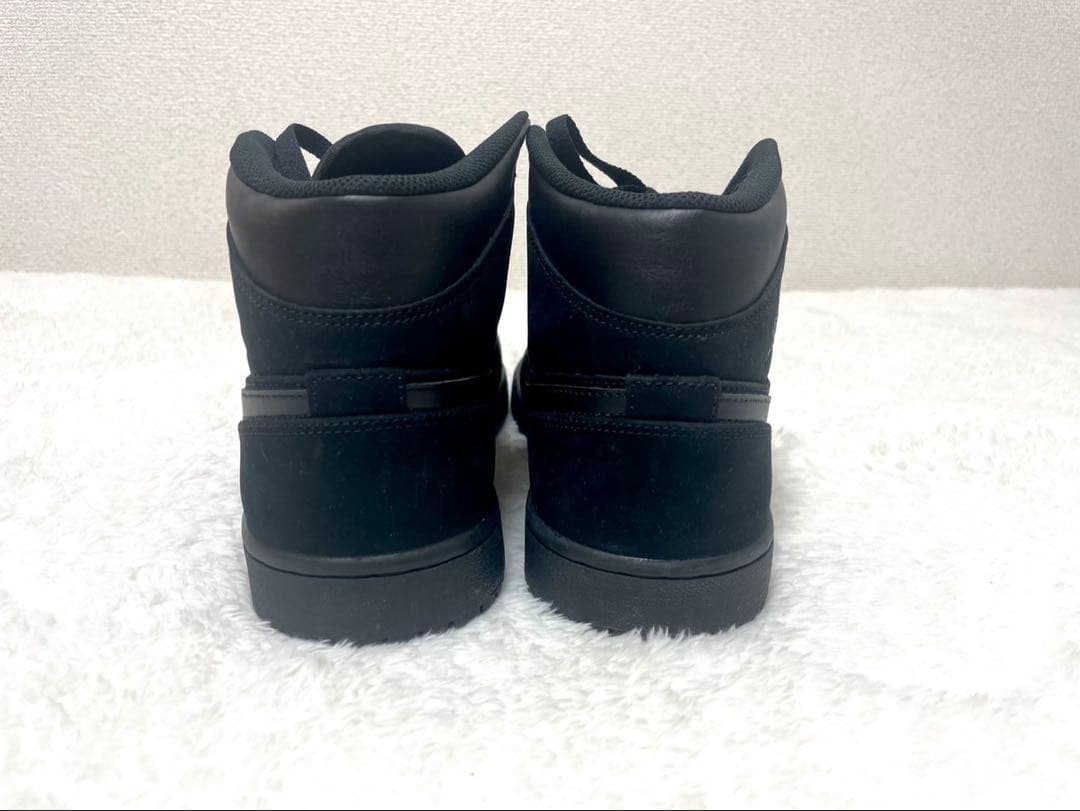 ナイキ エアジョーダン 1 トリプルブラック MID 28cm