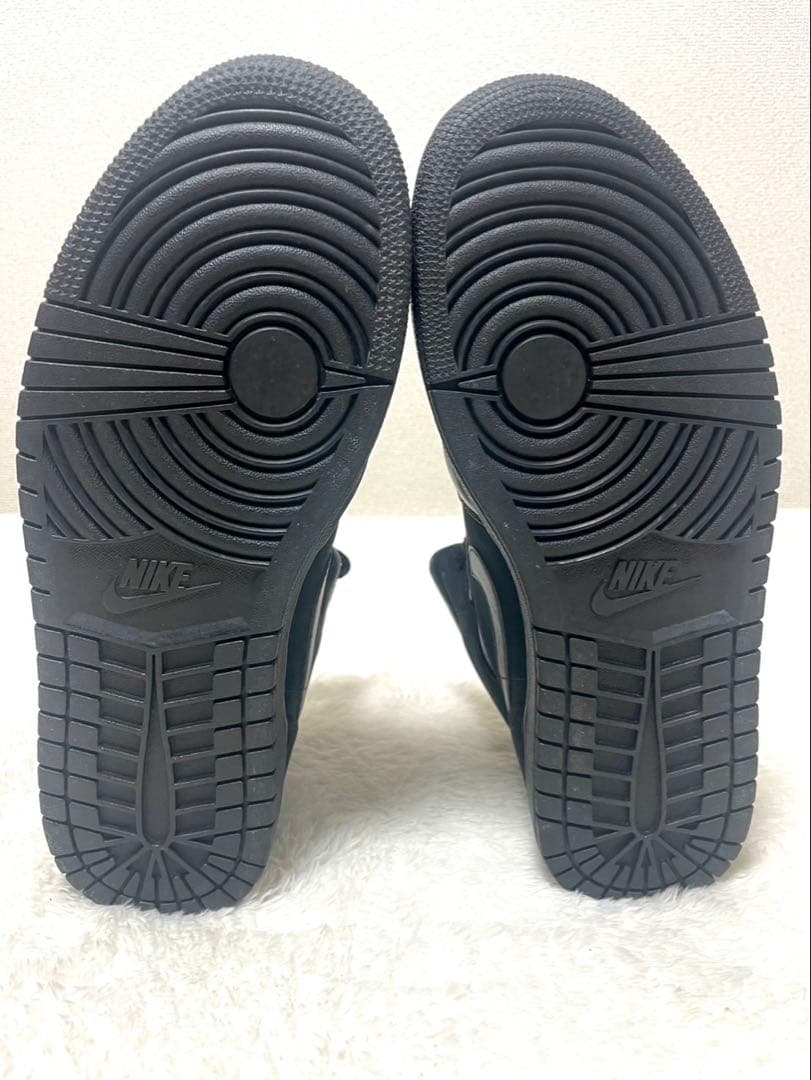 ナイキ エアジョーダン 1 トリプルブラック MID 28cm