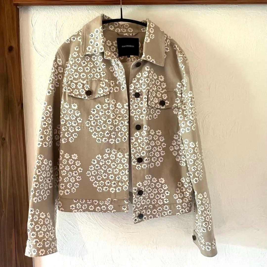 値下げ！レア　マリメッコ　美品　marimekko ジャケット　プケッティ　34