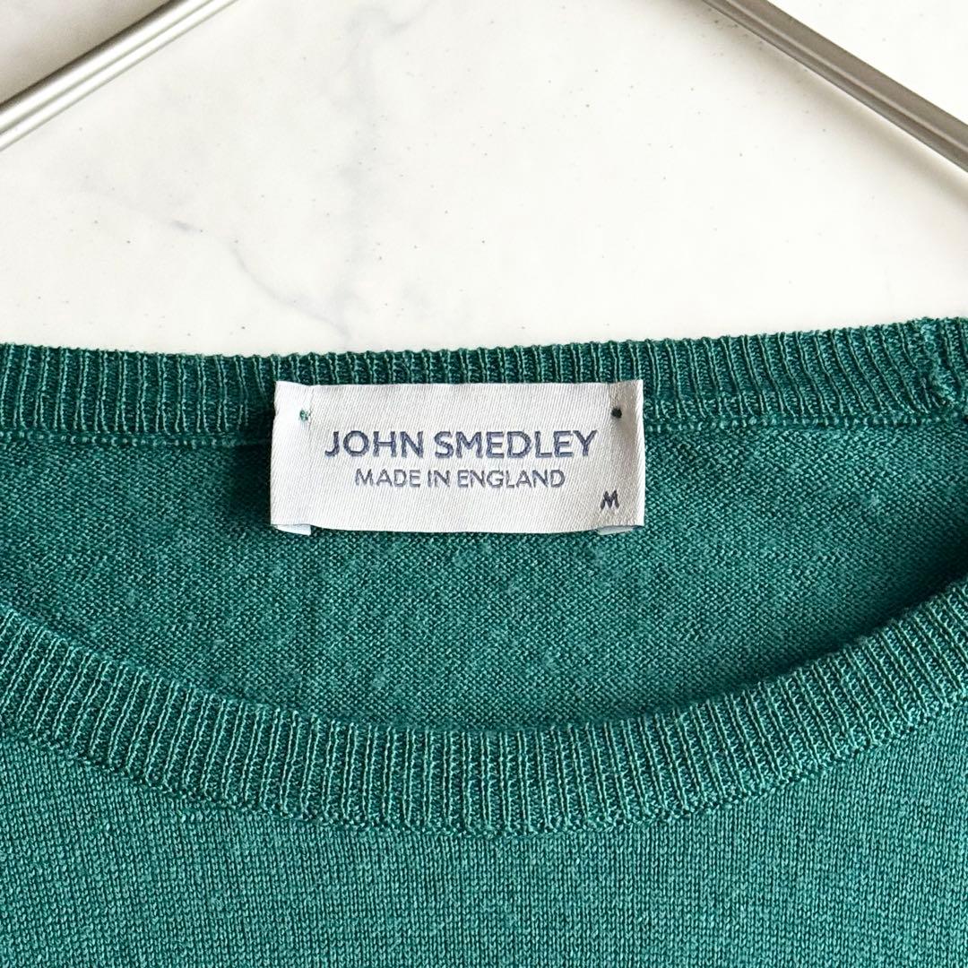 極美品 現行タグ 近年モデル ジョンスメドレー エクストラファインメリノウール