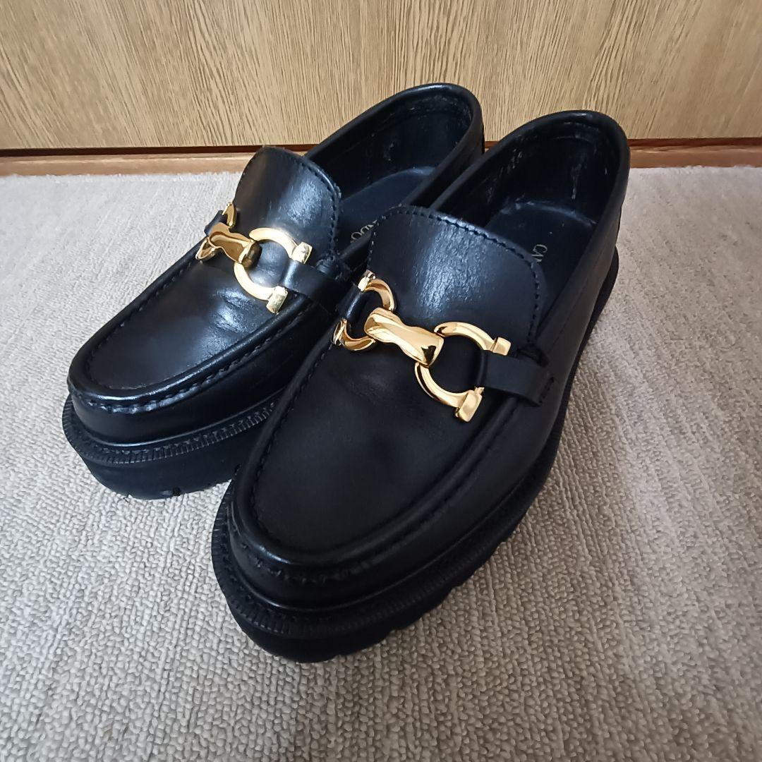 CAMINANDO カミナンド 23cm ビットローファー 厚底