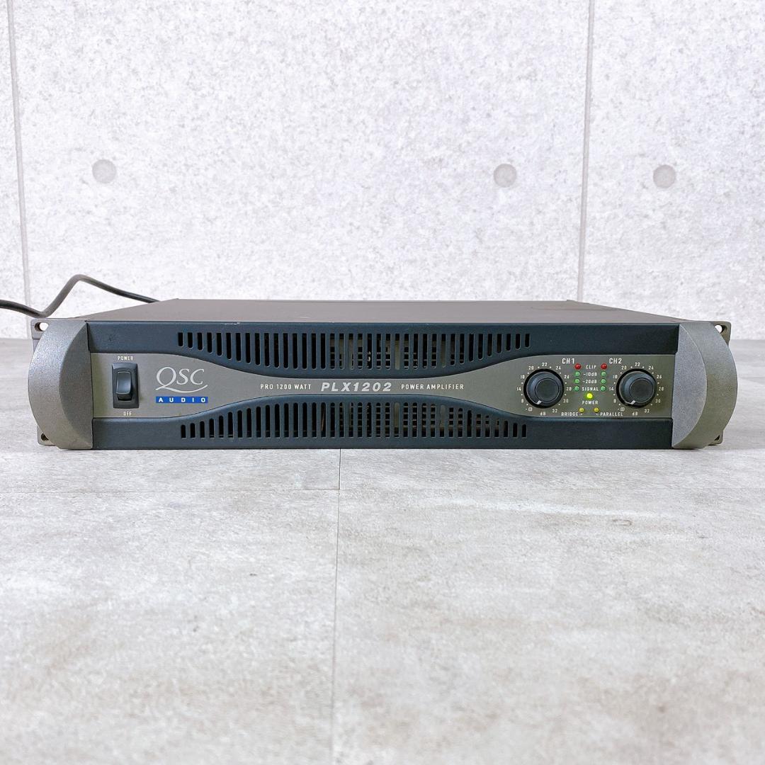 QSC PLX1202 パワーアンプ 業務用 2ch ラックマウント