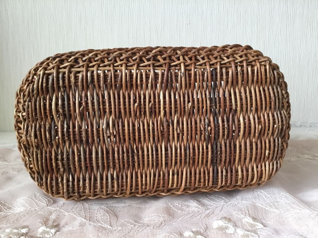 素敵！あけびこだし編み籠バッグ