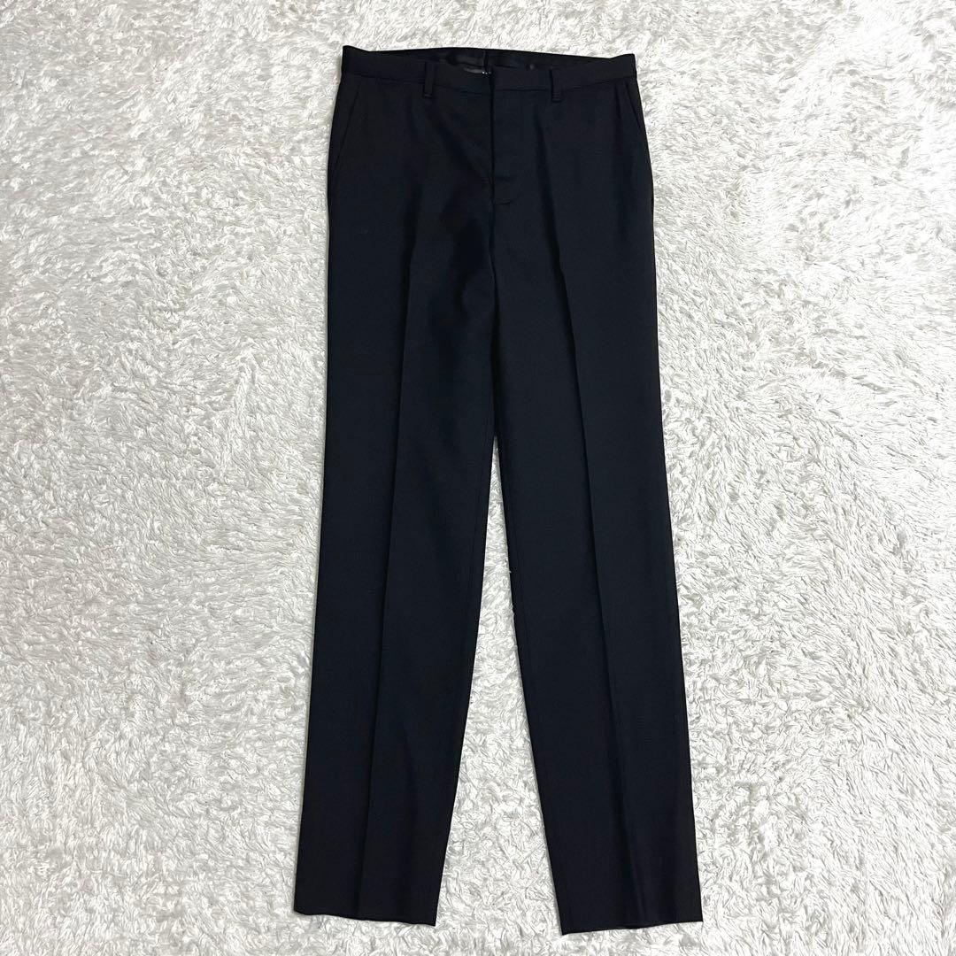 ✨極美品✨UNIQLO+J ビジネススーツ ブラック セットアップ 2ボタン 黒