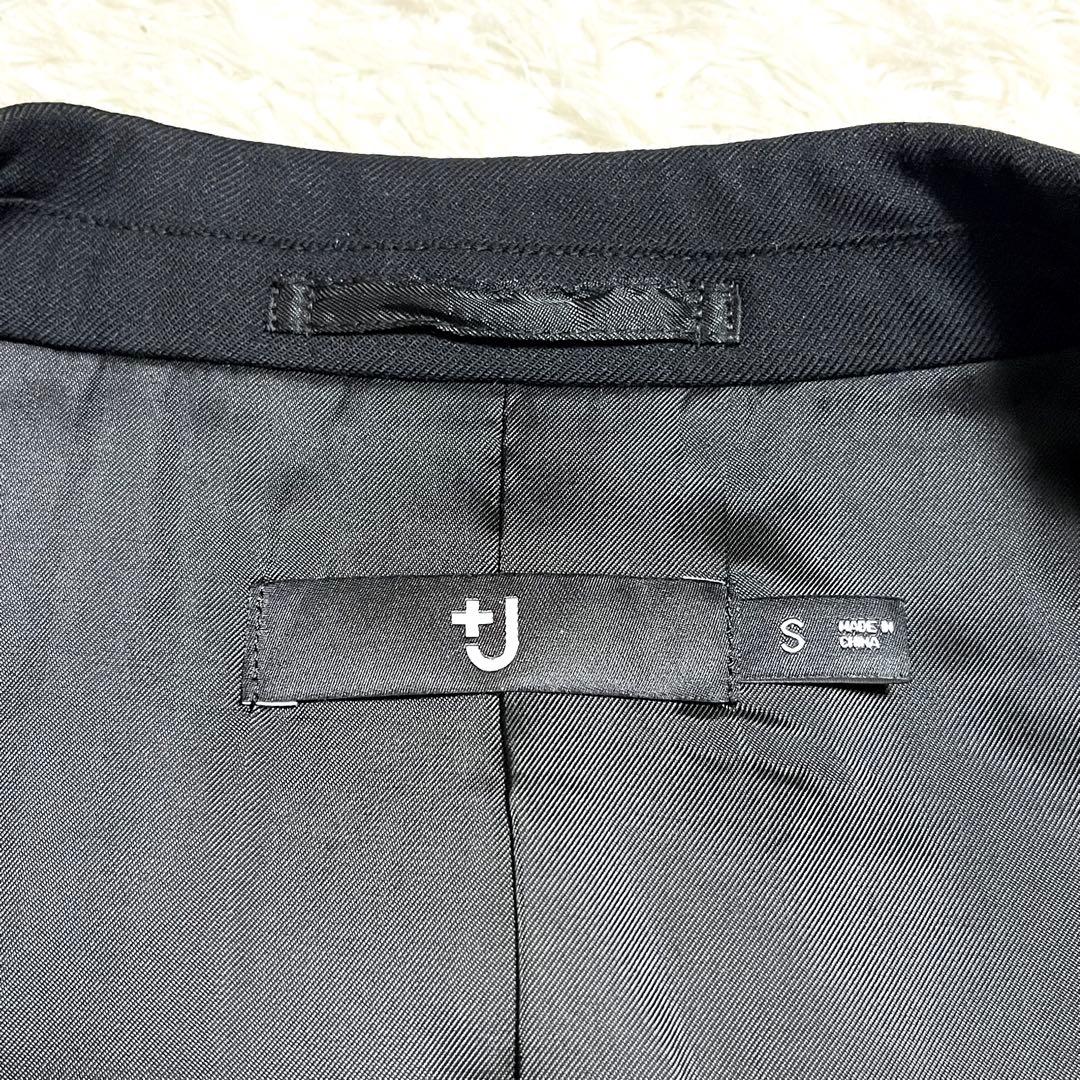 ✨極美品✨UNIQLO+J ビジネススーツ ブラック セットアップ 2ボタン 黒