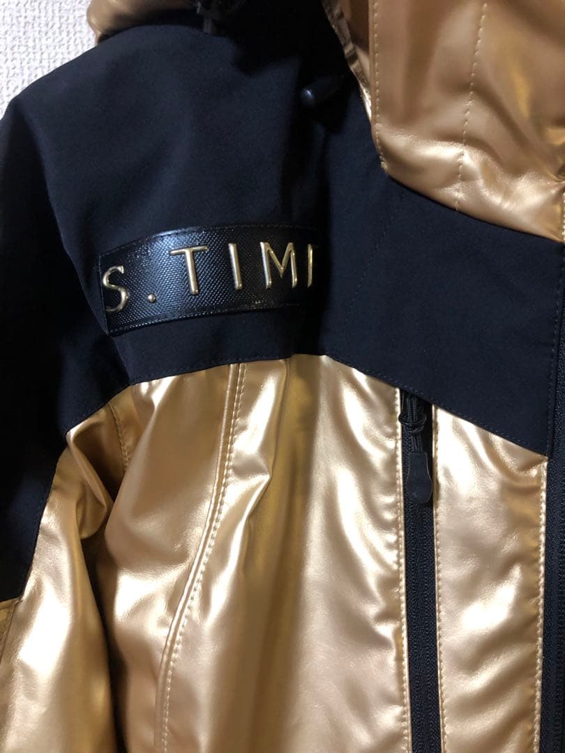完売品S.TIME × NNOUMゴールドジャケット上下セット XLサイズ　美品