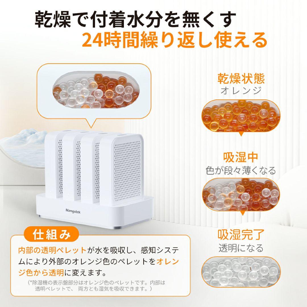 置場所を選ばずどこでも使えます✨マンゴテックミニ除湿機