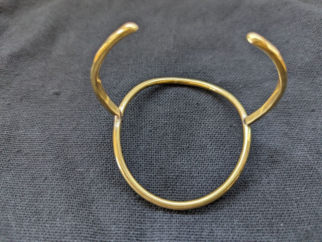 accessories mau わっかバングル ブラス