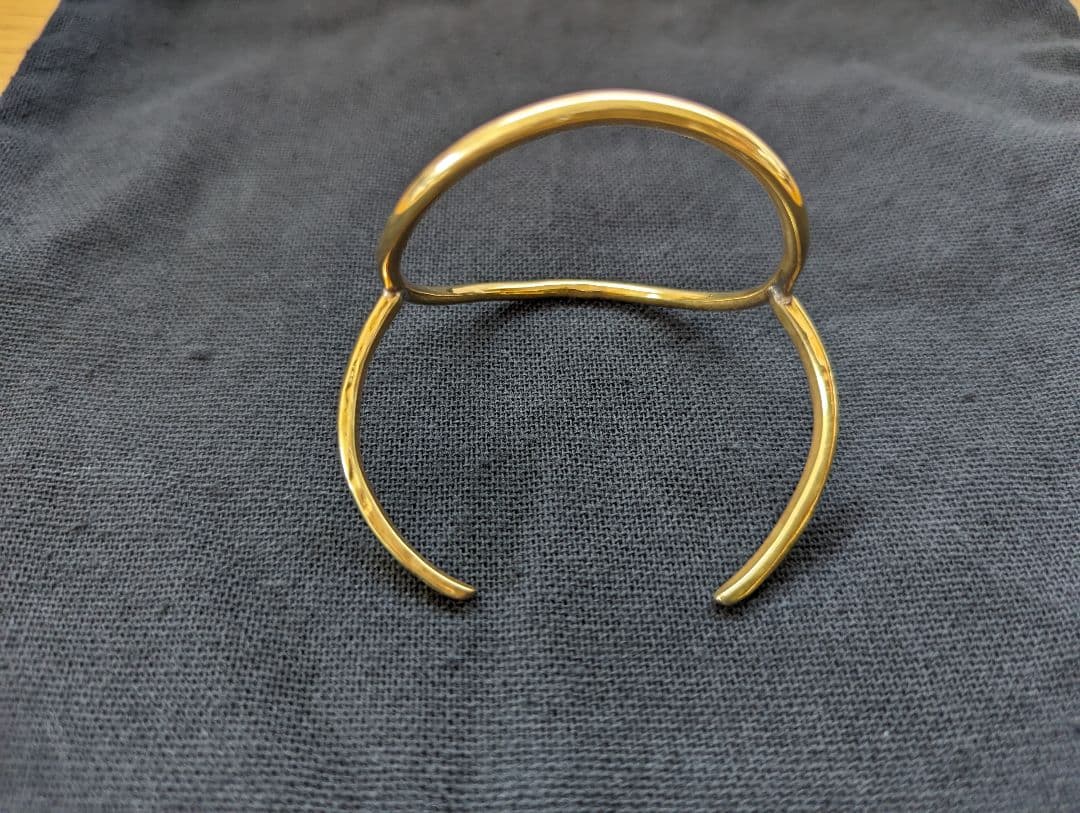 accessories mau わっかバングル ブラス