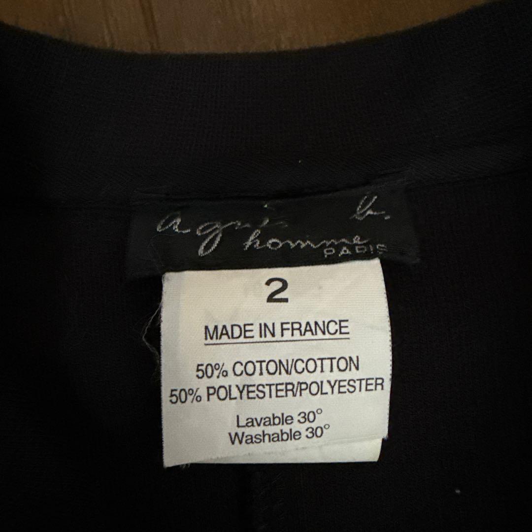 F*y様 希少　アニエスベー ダブルブレスト　ピーコート　フランス製