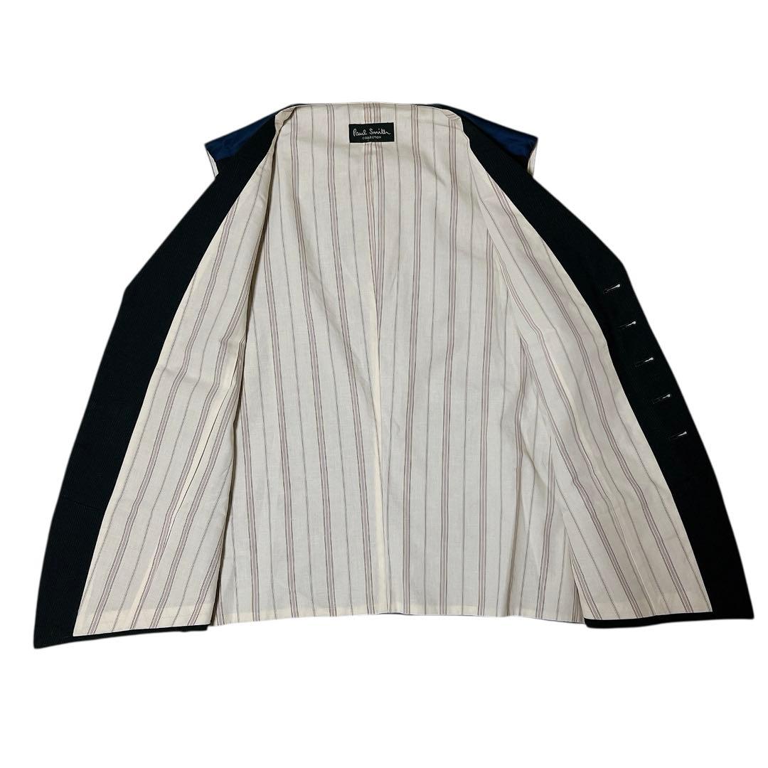ポールスミスコレクション 3ピース スーツセットアップ L ストライプ ブラック