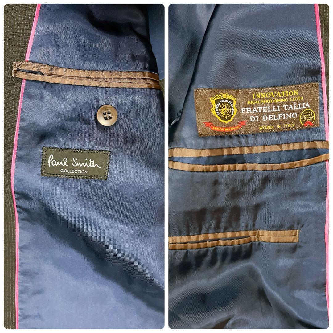 ポールスミスコレクション 3ピース スーツセットアップ L ストライプ ブラック