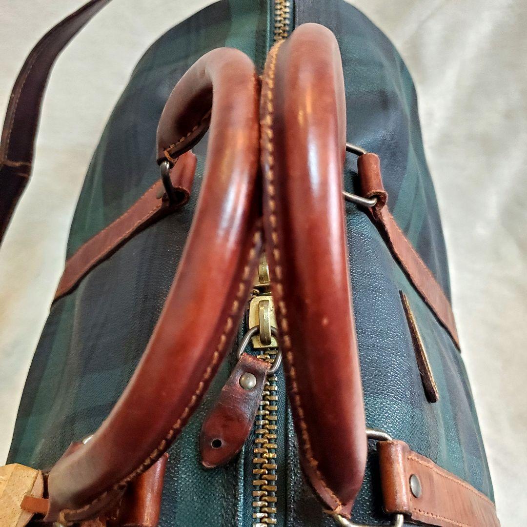 ポロラルフローレン　ボストンバッグ　2way ブラックウォッチ