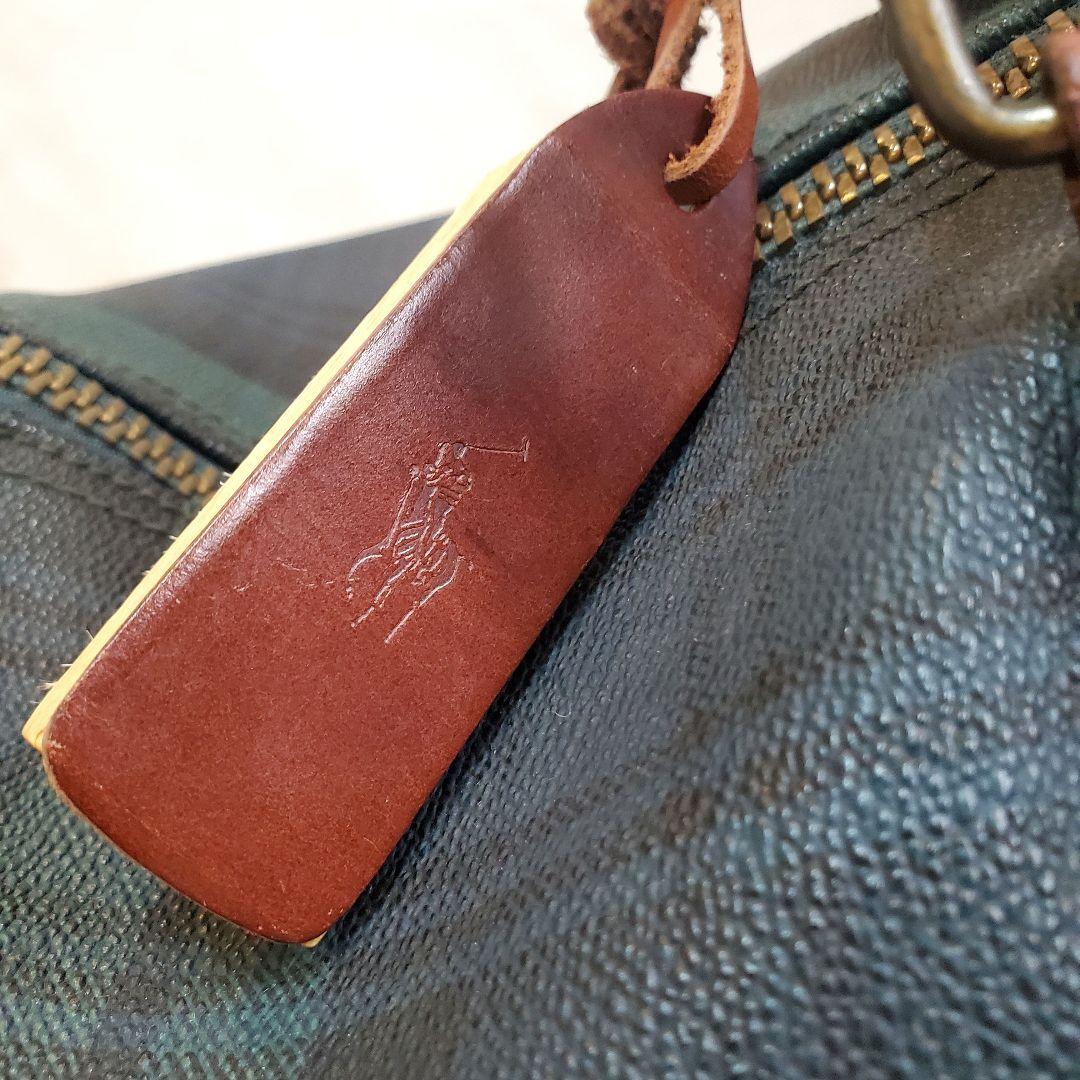 ポロラルフローレン　ボストンバッグ　2way ブラックウォッチ