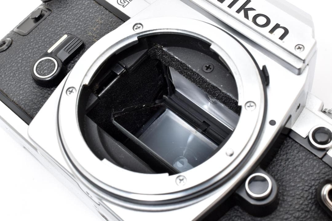 良品 ニコン FG シルバー MF-15 フィルム モルト新品交換済 H272