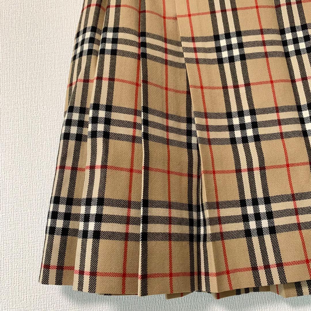 BURBERRY BLUE LABEL ノバチェック 巻きスカート 38 ウール