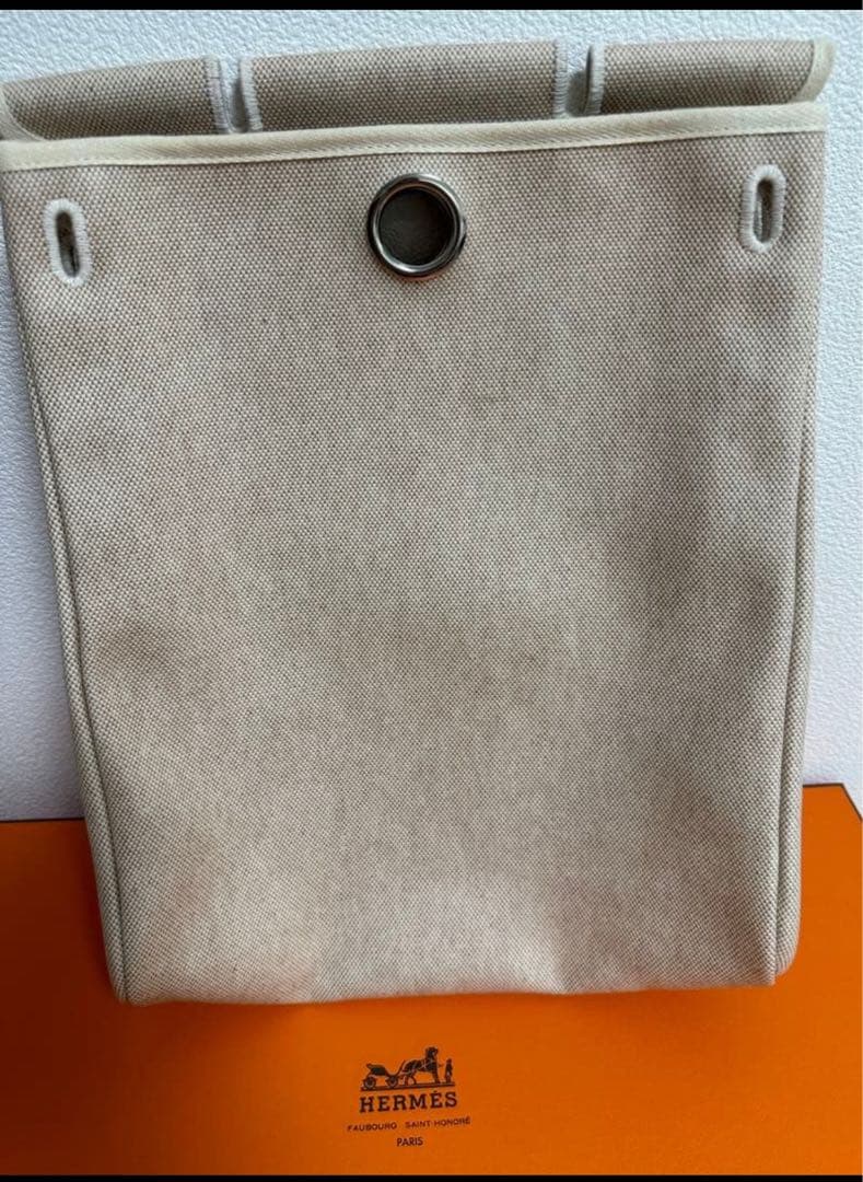 【限定値下】【正規品】エルメス HERMES ハンドバッグエールバッグキャンバス