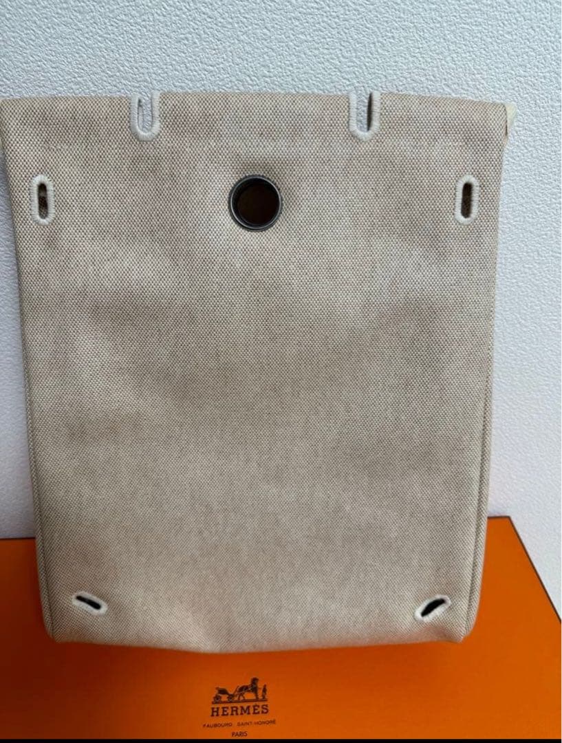 【限定値下】【正規品】エルメス HERMES ハンドバッグエールバッグキャンバス