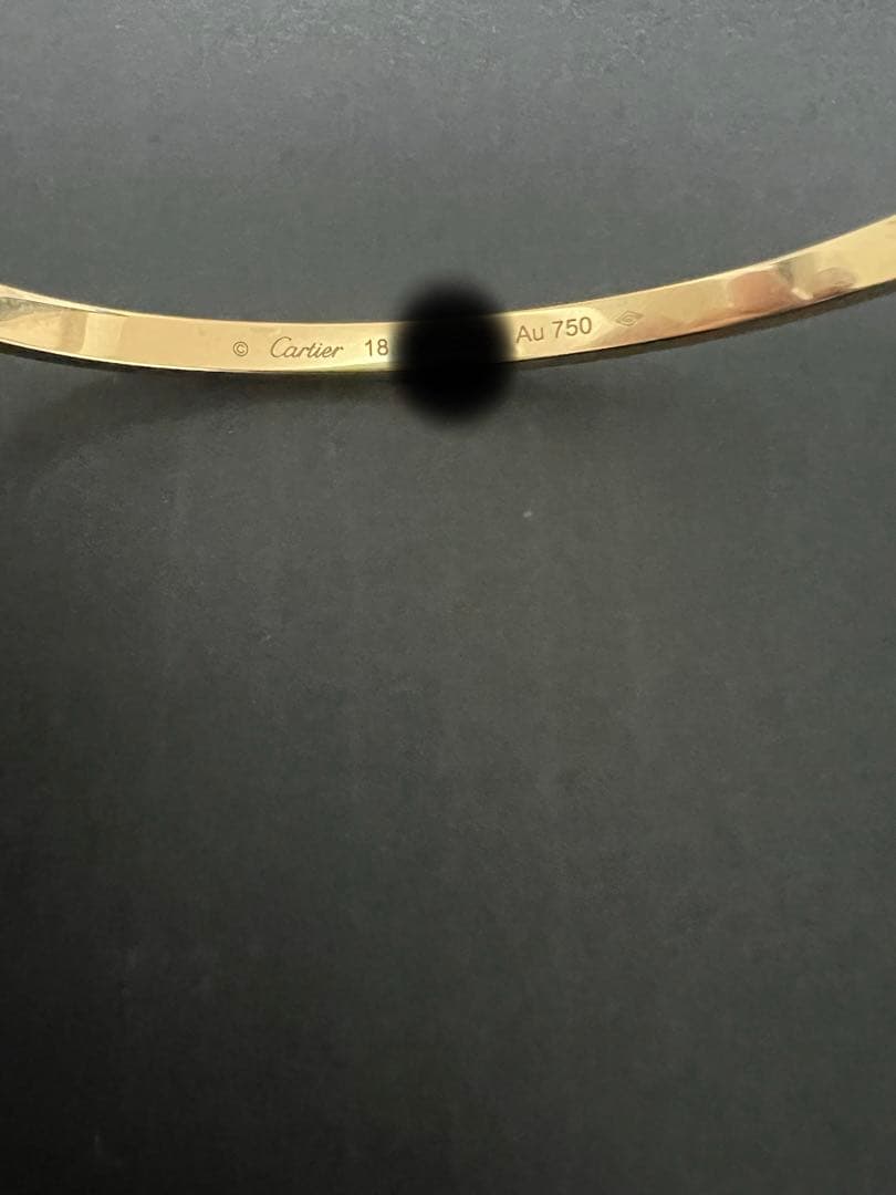 Cartier ラブブレスレット　スモール　イエローゴールド