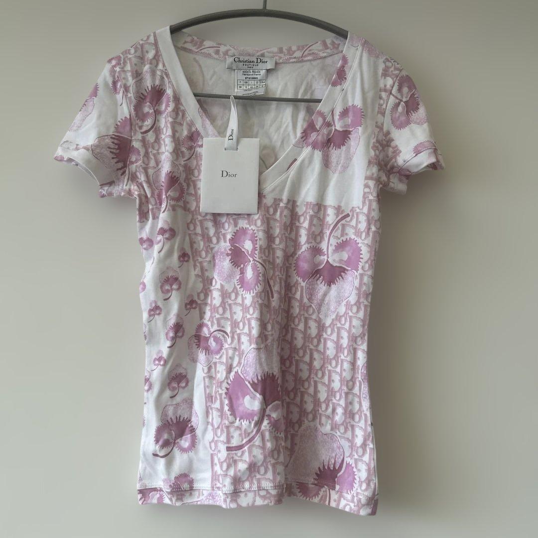 Christian Dior 半袖Tシャツ 花柄