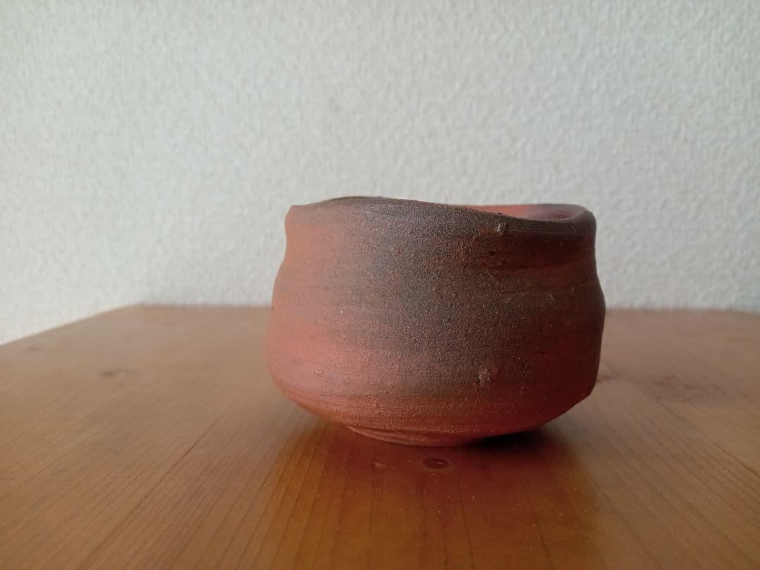 備前焼　中村和樹ぐいのみ　中村六郎　中村真 共箱　共布　栞あり