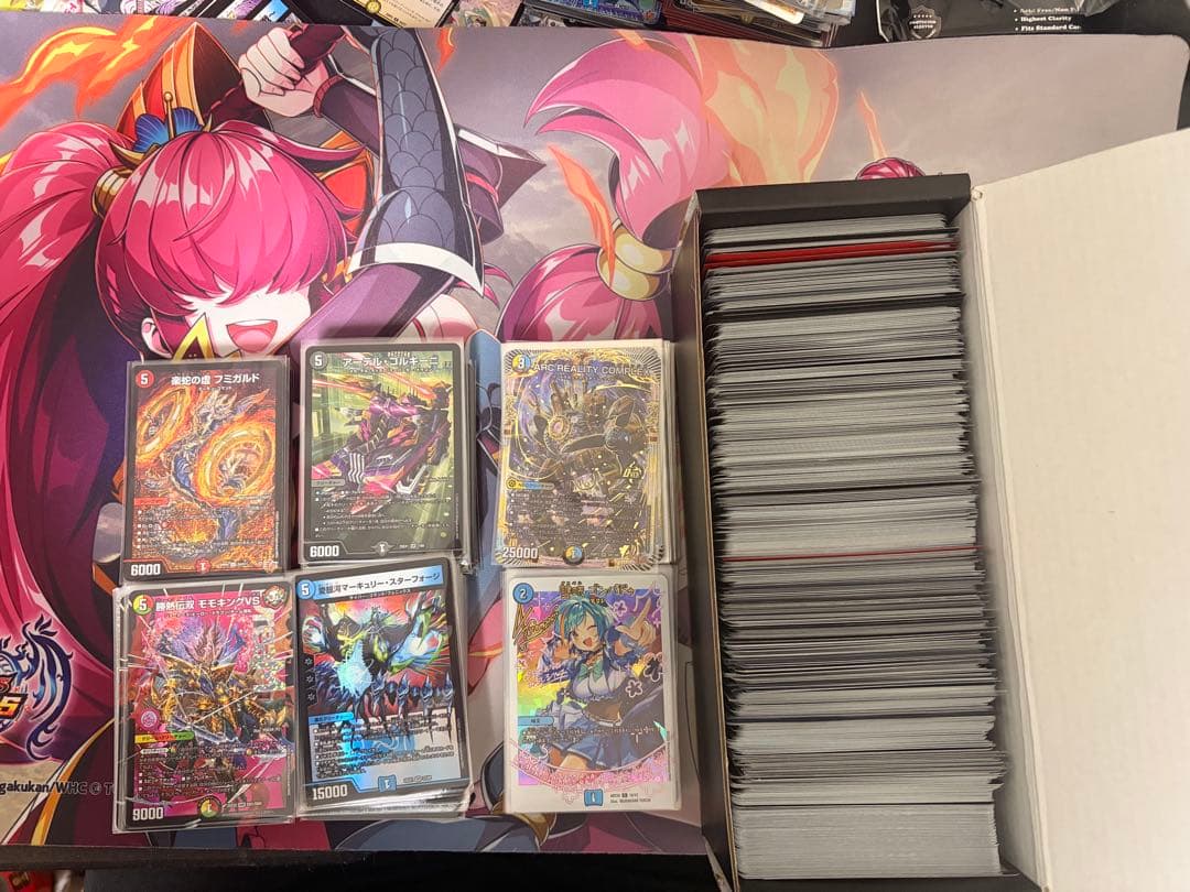デュエマ　引退品まとめ売り　デッキとプレマ