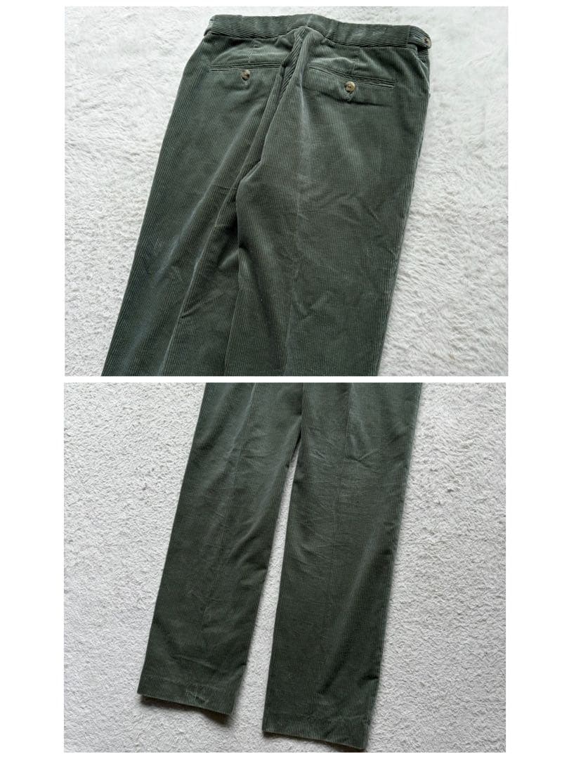 未使用品✨ラルフローレンパープルレーベル コーデュロイパンツ グリーン系 最高級