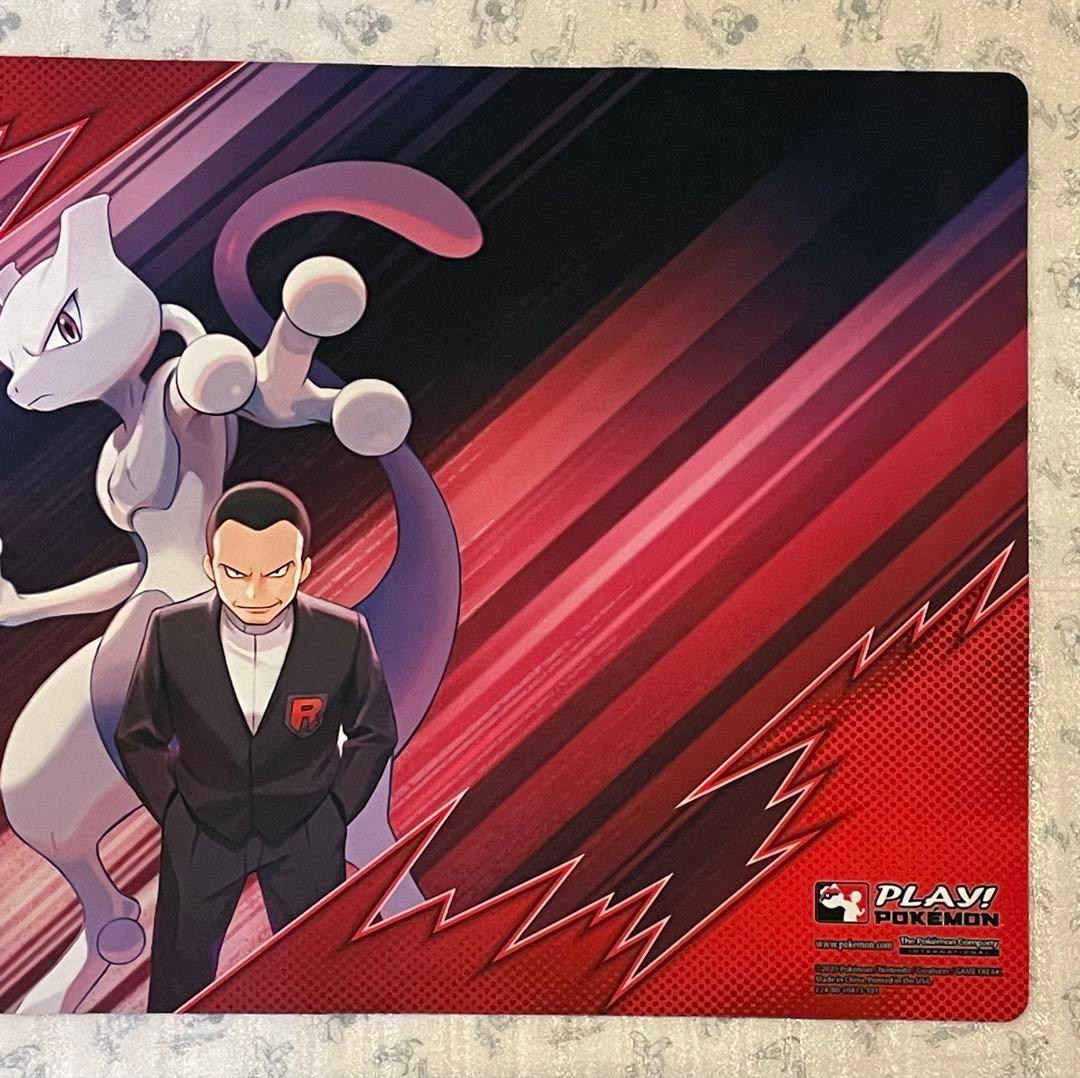 希少 ミュウツー サカキ ロケット団 リージョナル プレイマット ポケモンカード