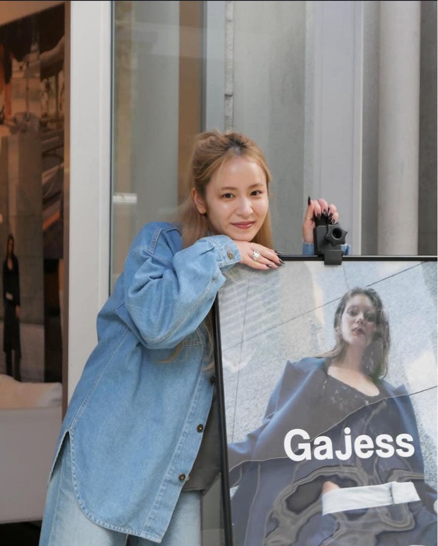 新品　GaJess シャツジャケットライトブルー M