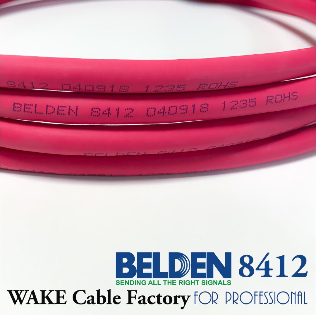 超プレミアムRED！★BELDEN8412★RCAケーブル50cmペア