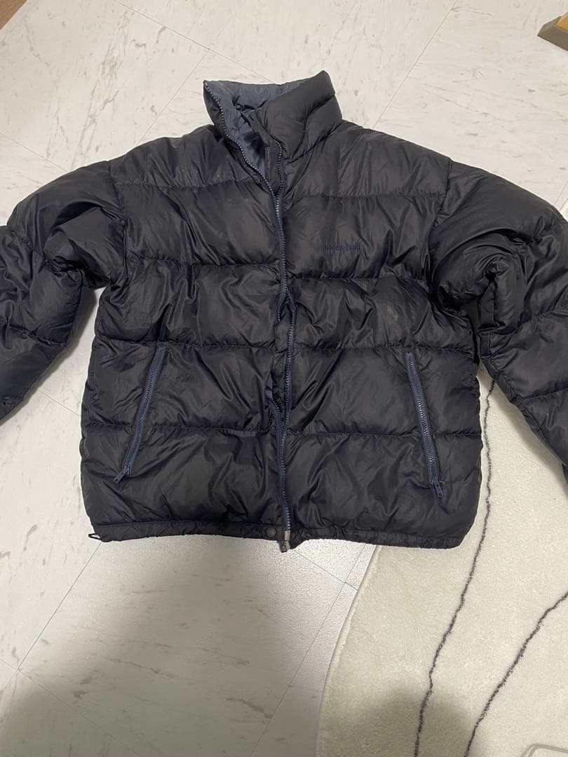 mont-bell 90s リバーシブルダウンジャケット 黒 紺