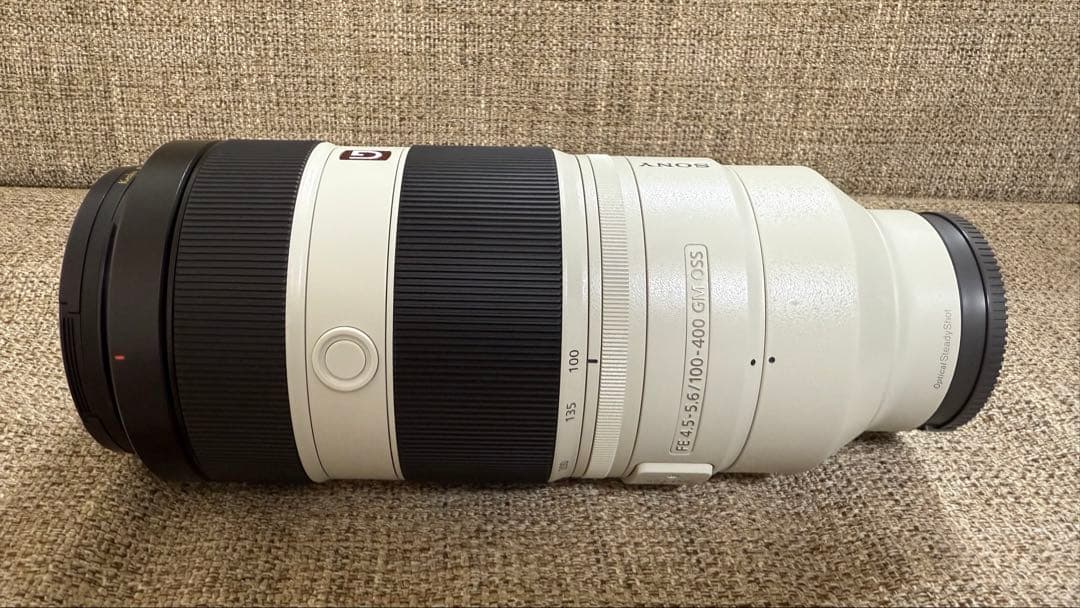 SONY Gマスターレンズ FE SEL100400GM フィルター付