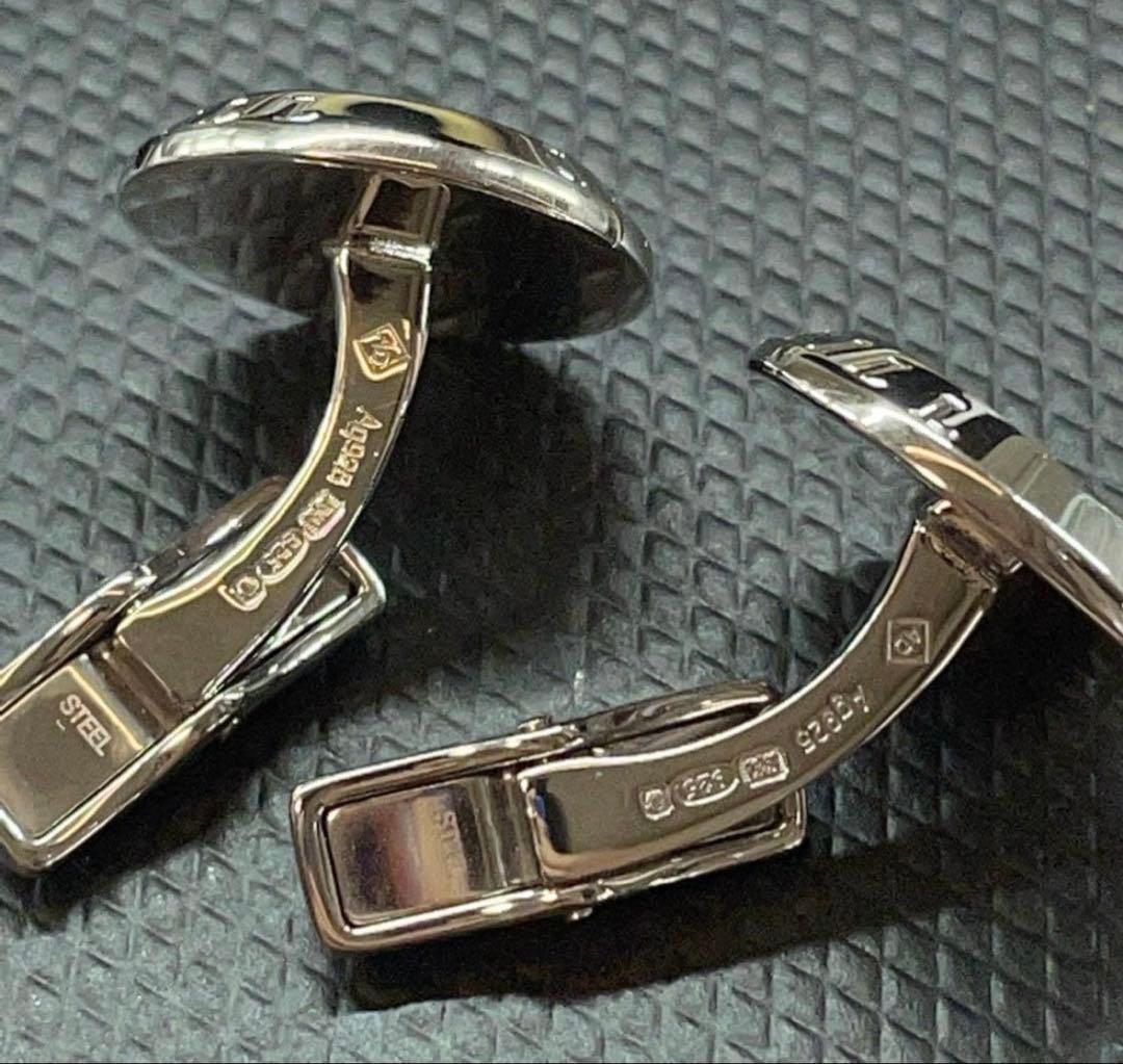 希少✨未使用　ダンヒル シルバー カフス オニキス SILVER925 箱付き