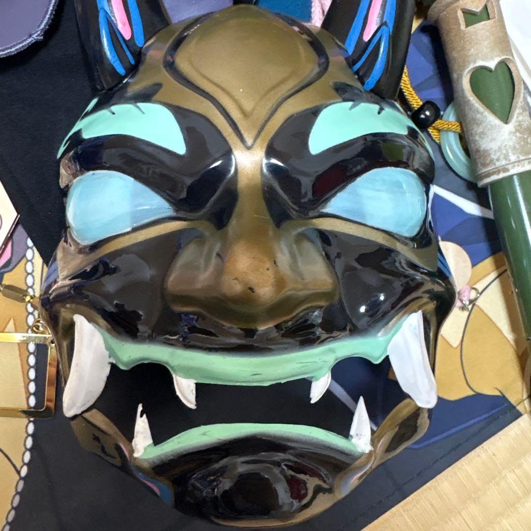 三分妄想　原神　魈　コスプレ　ウィッグ　衣装　靴　タトゥー　武器　Mサイズ