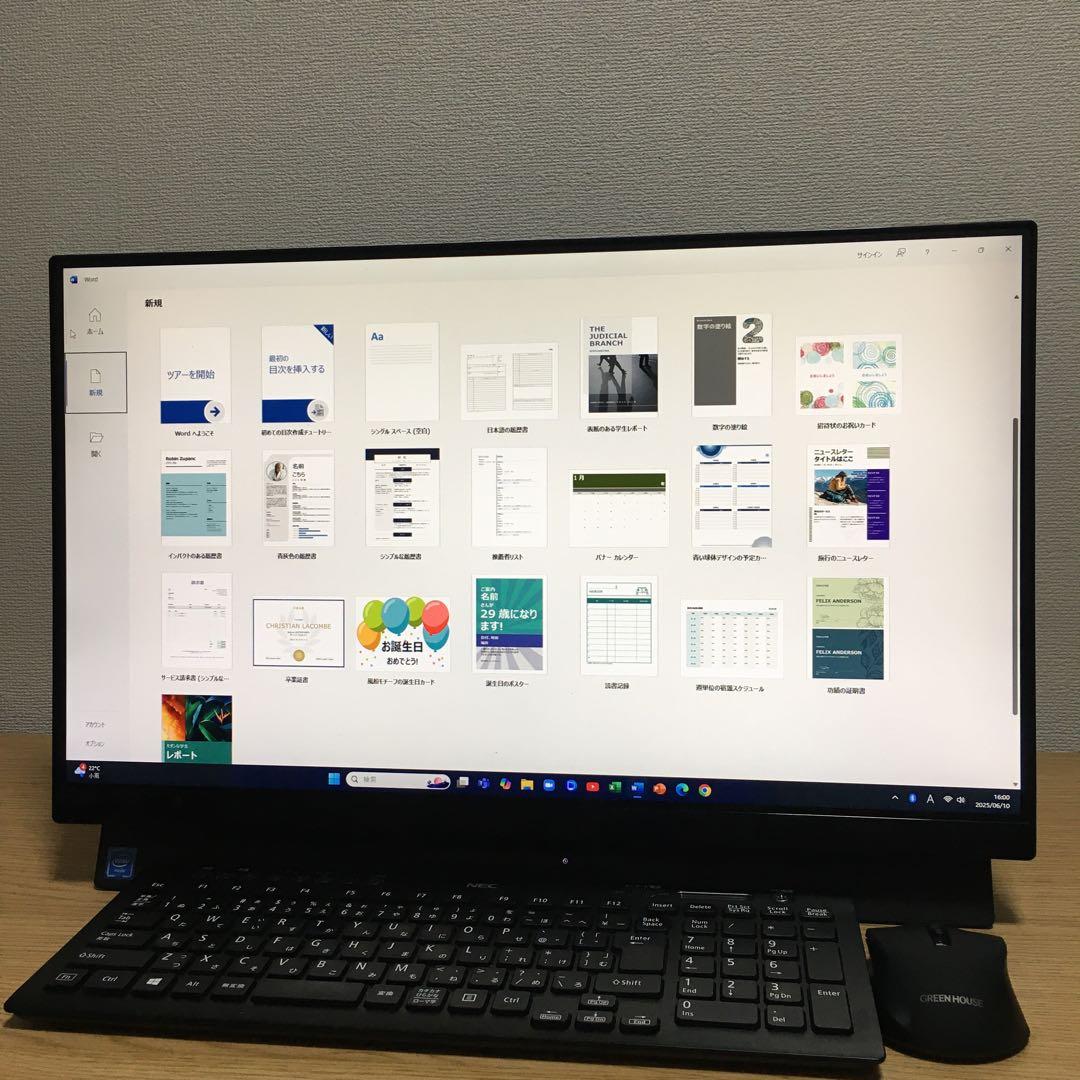 NEC LAVIE Win11 23.8'モニター 一体型 地デジ デスクトップ