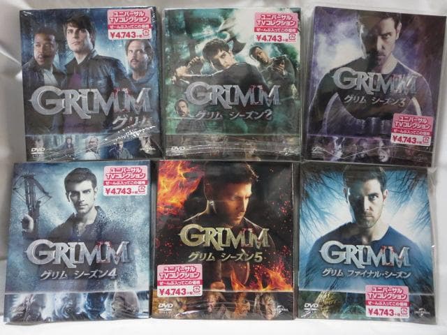 【セル版/6点】GRLMM/グリム　シーズン1~6(ファイナル):DVDセット