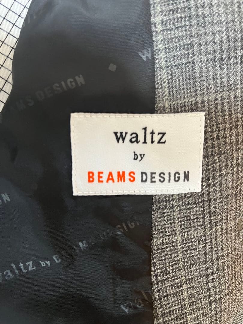 waltz by BEAMS DESIGN チェック柄 グレー スーツ130cm