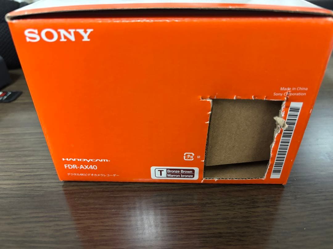 み*き様 SONY 4K ビデオカメラ FDR-AX40 ソニー ブロンズブラウ
