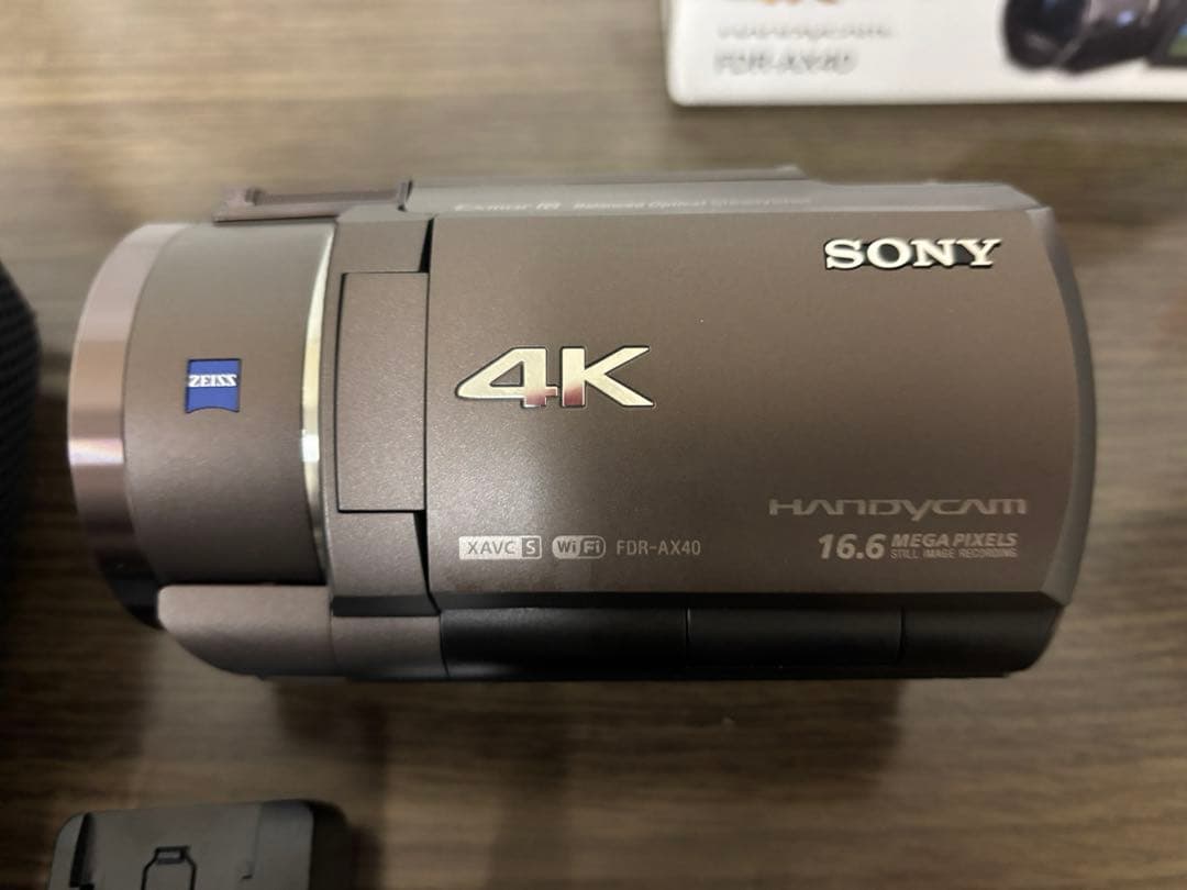 み*き様 SONY 4K ビデオカメラ FDR-AX40 ソニー ブロンズブラウ