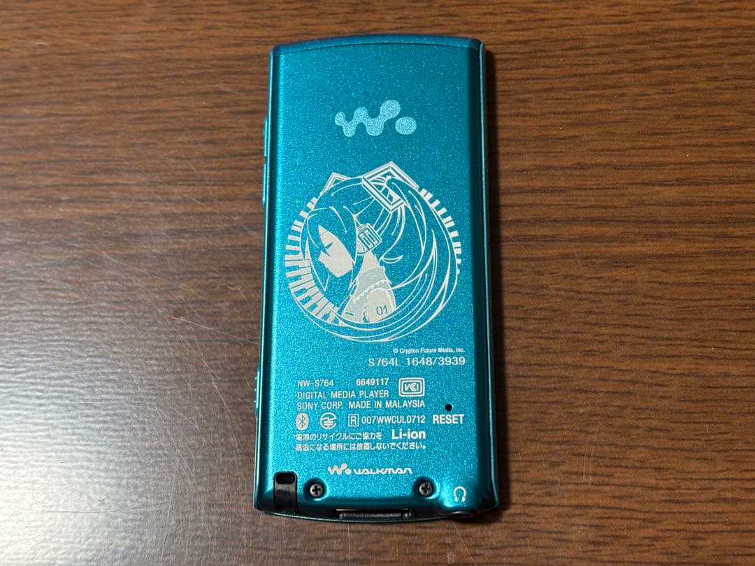 SONY ウォークマン NW-S764 初音ミク生誕5周年記念 ストラップ欠品