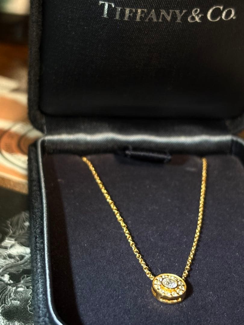 Tiffany & Co.AU750サークレット ダイヤモンド ネックレス