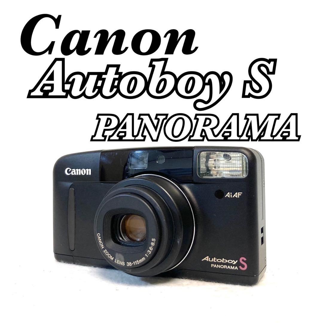 【完動品 美品】Canon Autoboy S PANORAMA ブラックボディ