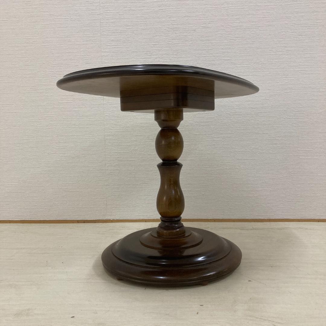 【カリモク】コロニアル　カフェテーブル　サイドテーブル　ローテーブル