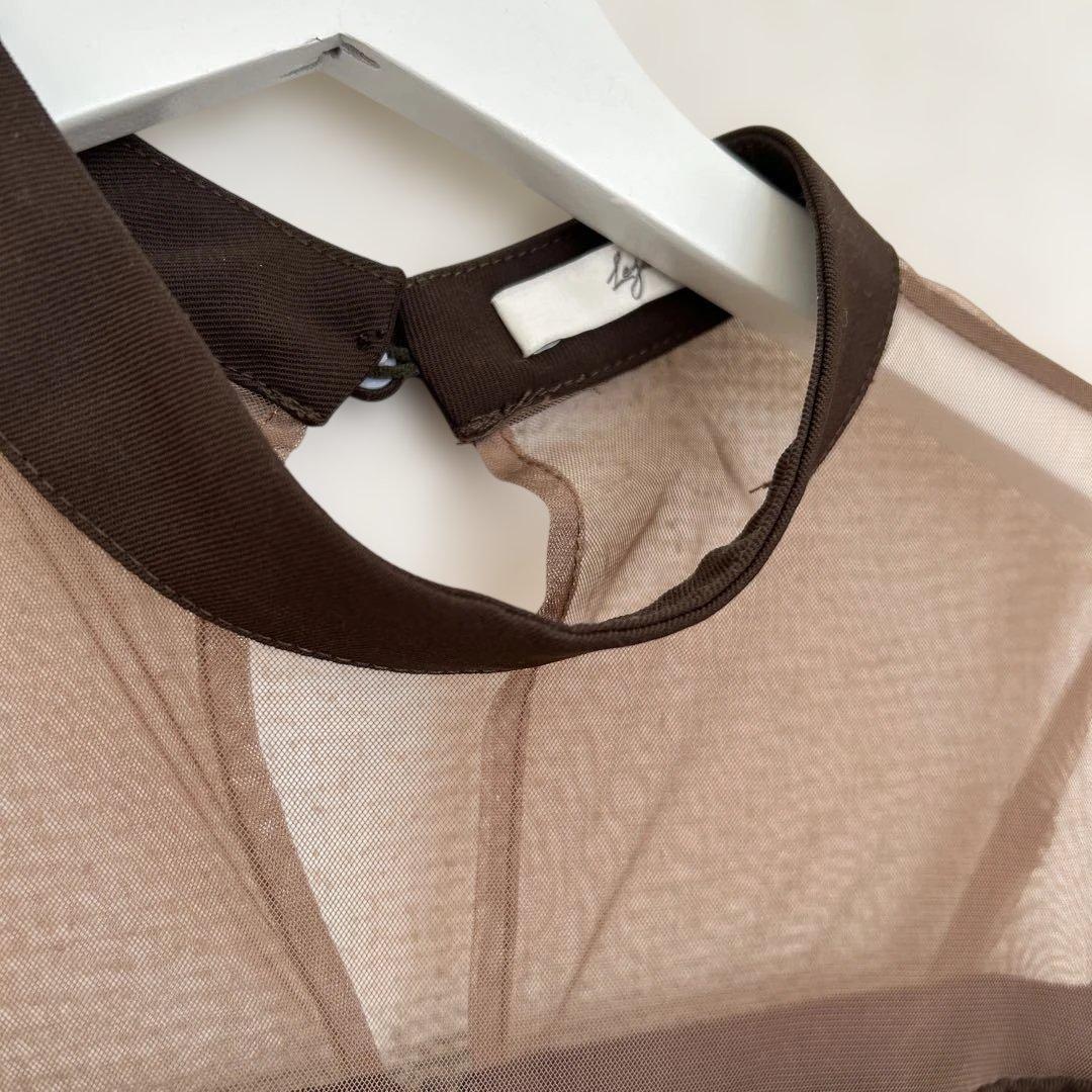 【LEJA】レースドットビスチェセットアップIラインワンピースドレス 結婚式