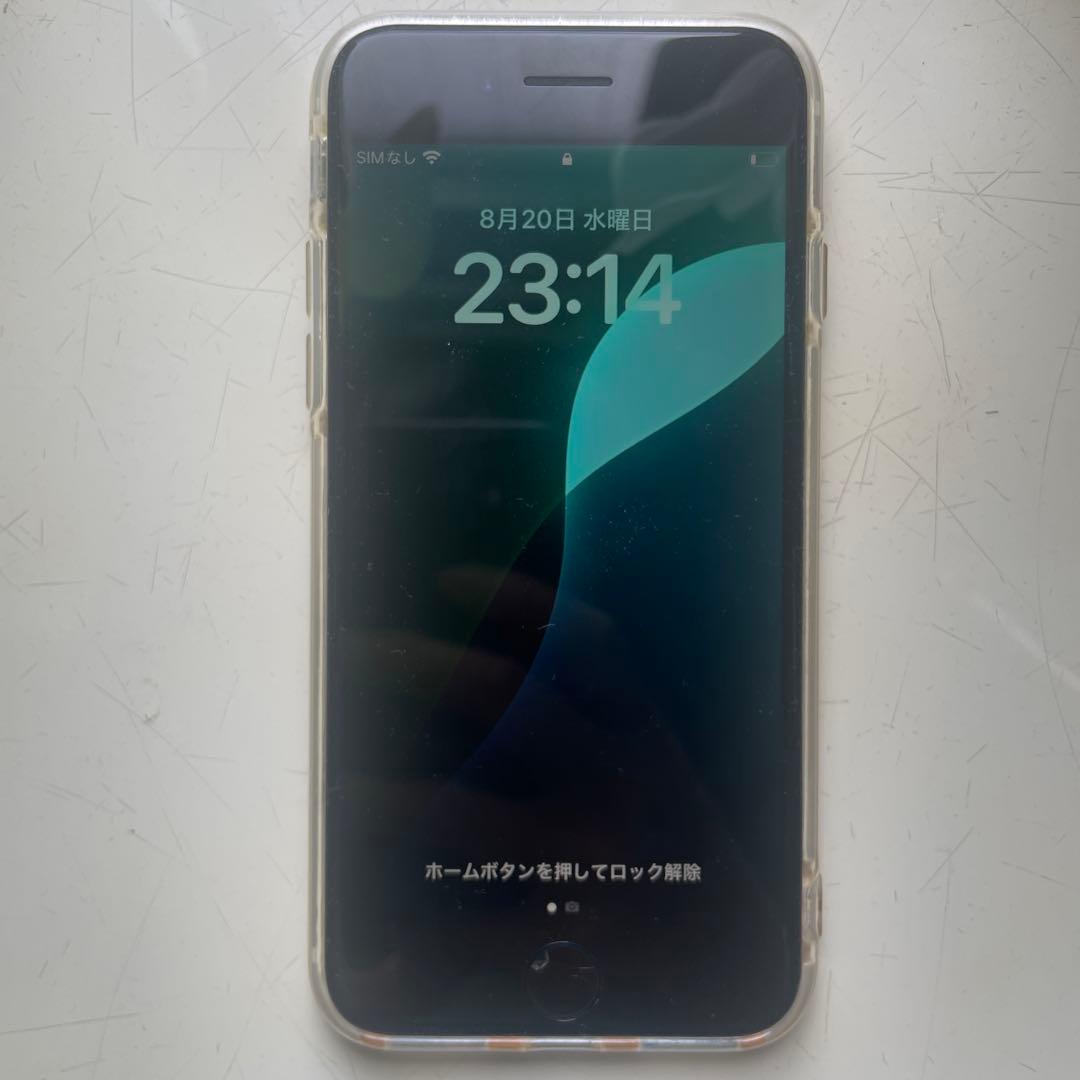 iPhoneSE 第2世代 256GB ホワイト SIMフリー　透明ケース付き