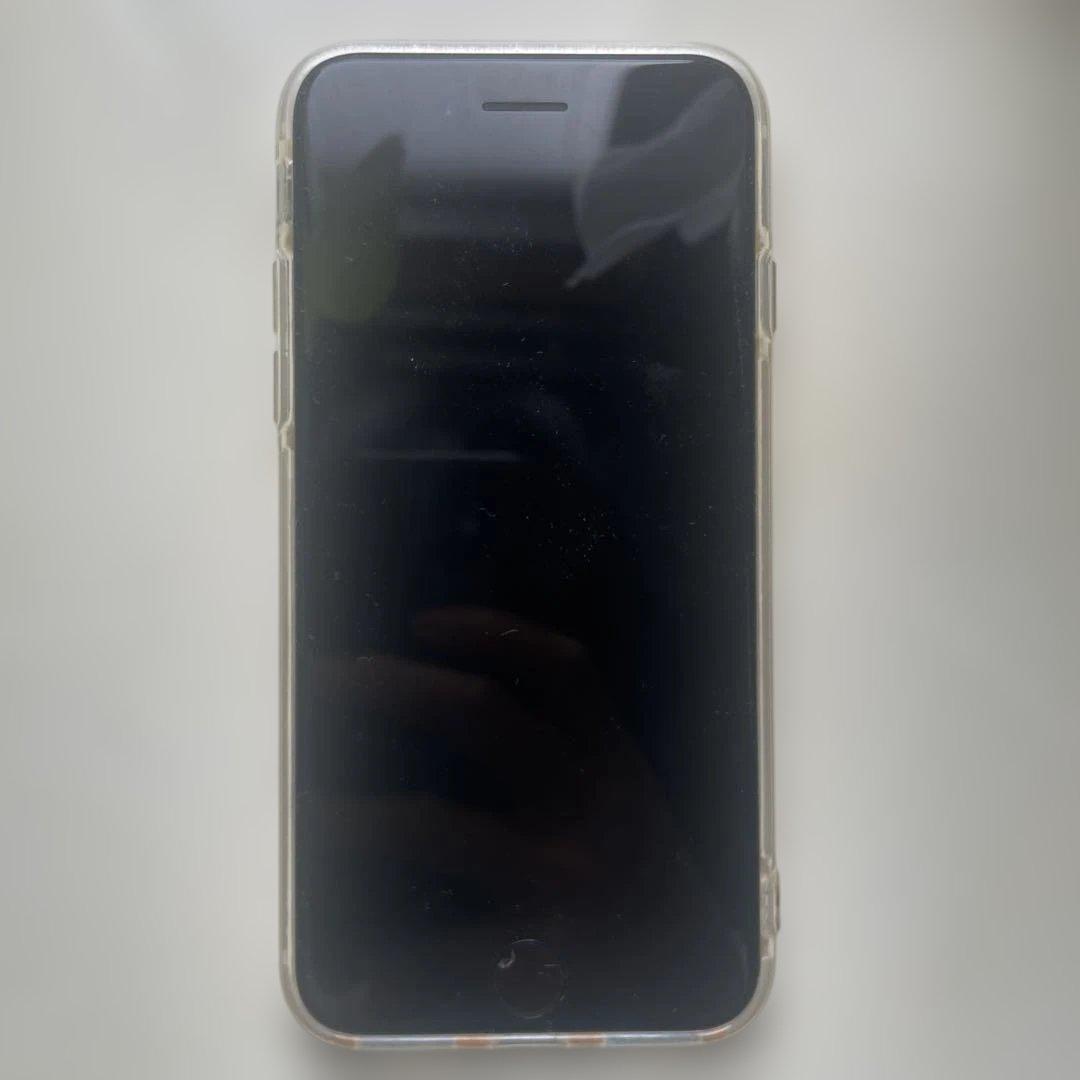 iPhoneSE 第2世代 256GB ホワイト SIMフリー　透明ケース付き