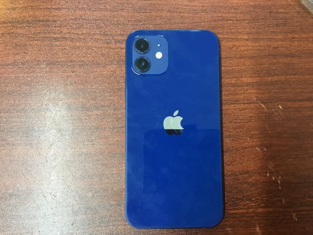 iPhone12 紺色　ネイビー　128GB バッテリー80% simフリー