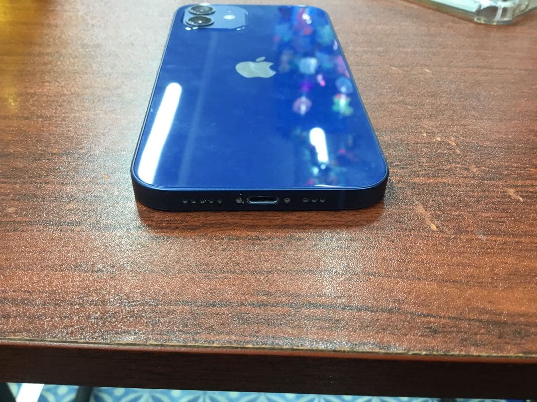 iPhone12 紺色　ネイビー　128GB バッテリー80% simフリー